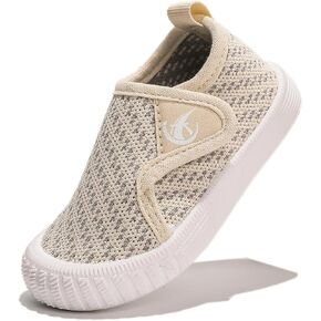 kkdom Baby First-Walking Shoes Boys Girls Sneaker Kids Lightweight Breathable Slip On Running Shoes in Kuwait