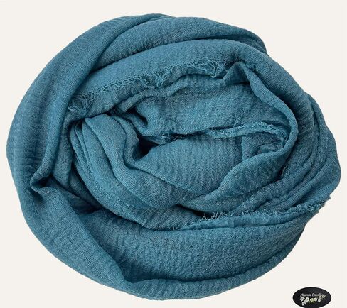 Jasmin candles Wholesale solid colors 12 pcs cotton Hijab set Women lightweight scarf for all season in Kuwait