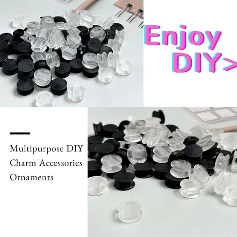 meexzoom 200 PCS تصميم ترقية للأحذية - زر بلاستيكي بإبزيم - ظهور سحر مخصص لسوار المعصم - إكسسوارات السحر المثالية لمشروع أحذية قباقيب DIY in Kuwait