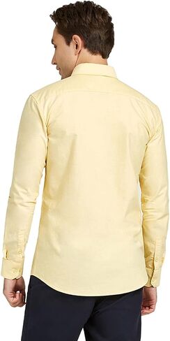 CILIVIO Men's 100% Cotton Oxford Dress Shirt Button-Down Long Sleeve Business Casual Shirt Regular Fit in Saudi Arabia