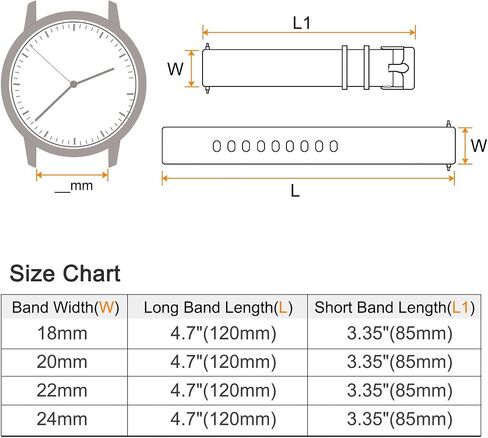 HARFINGTON Silicone Watch Band Quick Release Soft Rubber Watch Strap for Men Women in Saudi Arabia