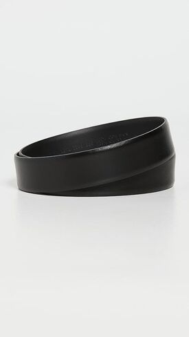 BOSS Men's Grain Leather Dress Belt, Black, 34 in Saudi Arabia