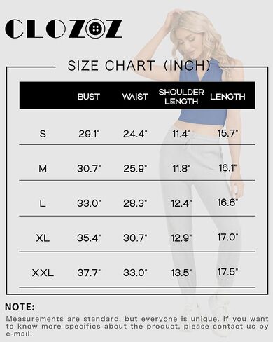 CLOZOZ Womens Tank Tops Polo Crop Top V Neck Ribbed Sleeveless Tops Collar Shirts Womens Crop Tops Polo Cropped Tank Trendy in Saudi Arabia