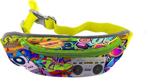 حزمة فاني الثمانينيات / التسعينيات / حزمة الفاني العليا بنمط قديم / حزمة الخصر لحفلة الثمانينات وحفلة التسعينيات الرجعية / حزمة فاني مضحكة للتسعينيات (وردي نيون) in Kuwait