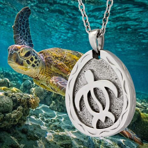 Hawaiian Jewelry by Austaras - Honu Sea Turtle Pendant - Good Luck and Protection Everywhere You Go in Saudi Arabia