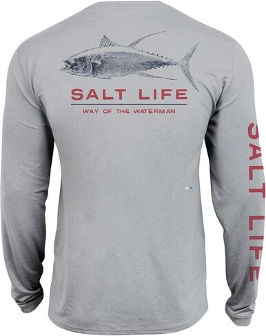Salt Life Men's Deep Ventures Long Sleeve Performance Tee in Saudi Arabia