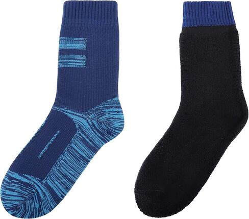 جوارب Jeasona المقاومة للماء للرجال، جوارب دافئة للتنزه سيرًا على الأقدام والتخييم وهدايا الصيد in Kuwait