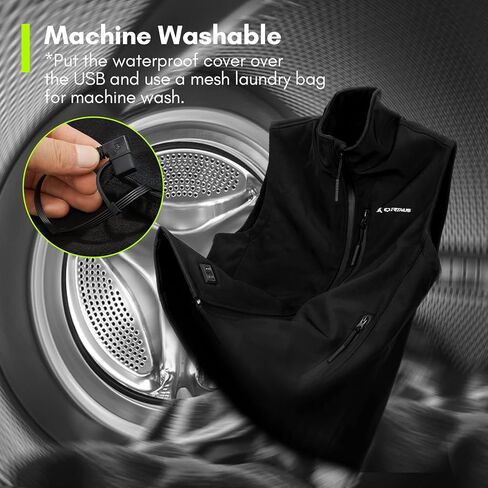 سترة Extremus Buckwell II المُدفأة - قابلة للعكس، تسخين كهربائي، سترة قابلة لإعادة الشحن تدوم طويلاً للرجال in Kuwait