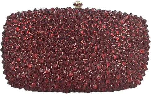 Boutique De FGG Evening bags for Women Wedding Handbags Crystal Clutch Purses with Spikes in Saudi Arabia