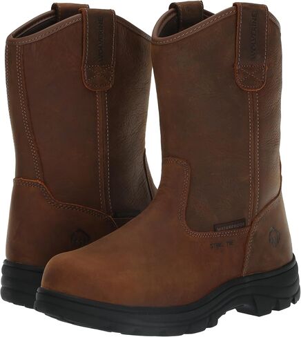 Wolverine Carlsbad Waterproof Steel Toe Wellington mens Construction Boot in Saudi Arabia
