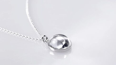 Once A Moon - Sterling Silver Lunar Necklace Made With Real Moon Dust Meteorite | Best Valentine's Day Gifts | Gift for Wife | Best Gift for wife | Gift for her | Astrology Gift (18"+2" Extender) in Saudi Arabia