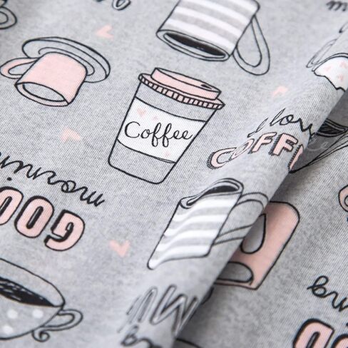 SISKIN Nightgowns for Women Cotton Sleep Shirts Womens Nightgown Short Sleeves Print Night Shirts Soft Sleepwear in Saudi Arabia