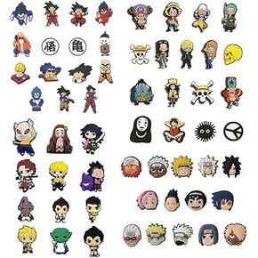 70 قطعة من سحر الرسوم المتحركة للأحذية والأساور من PORUTE - إكسسوارات ممتعة للهالوين وعيد الفصح والكريسماس وأعياد الميلاد والأطفال والكبار. in Kuwait