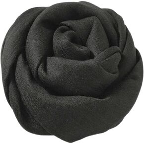YOBOKO Womens Fashion Long Scarf Linen-Cotton Pure Color Large Soft Scarves Shawl Beautiful Shawl Wrap for Beach 200 X130 CM
