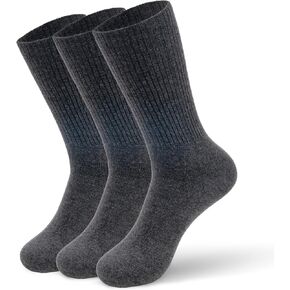 جوارب Thcollection الناعمة من الخيزران للرجال والنساء - جوارب دائرية من الخيزران قابلة للتنفس للمناسبات الكاجوال والفستان والأعمال التجارية والعمل (3 عبوات) in Kuwait