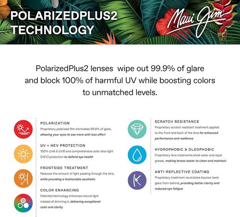 Maui Jim Men's and Women's Kawika Polarized Classic Reading Sunglasses in Kuwait