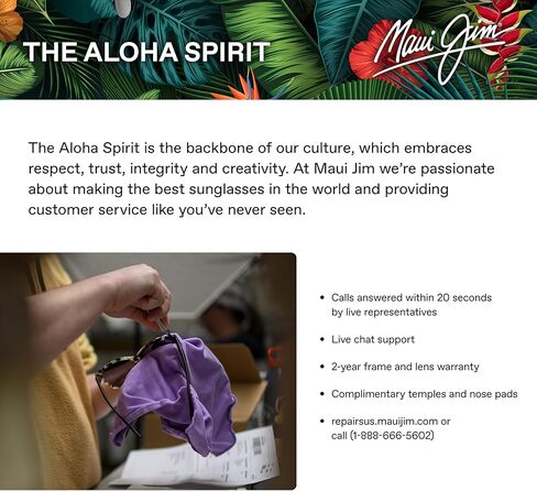 Maui Jim Men's and Women's Kawika Polarized Classic Reading Sunglasses in Kuwait