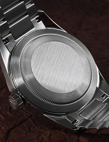 ساعات سان مارتن للرجال، حركة NH35 SN0113W ساعة أوتوماتيكية مع سوار بمشبك فراشة وحزام من النايلون in Kuwait