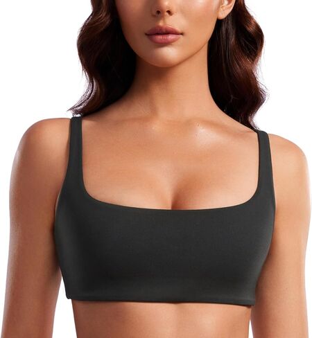 حمالات صدر رياضية بحمالات رفيعة من CRZ YOGA Butterluxe للنساء - صدرية يوغا لاسلكية برقبة مربعة مبطنة من الأعلى in Saudi Arabia