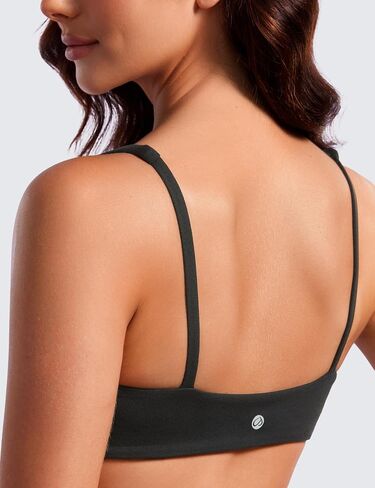 حمالات صدر رياضية بحمالات رفيعة من CRZ YOGA Butterluxe للنساء - صدرية يوغا لاسلكية برقبة مربعة مبطنة من الأعلى in Saudi Arabia