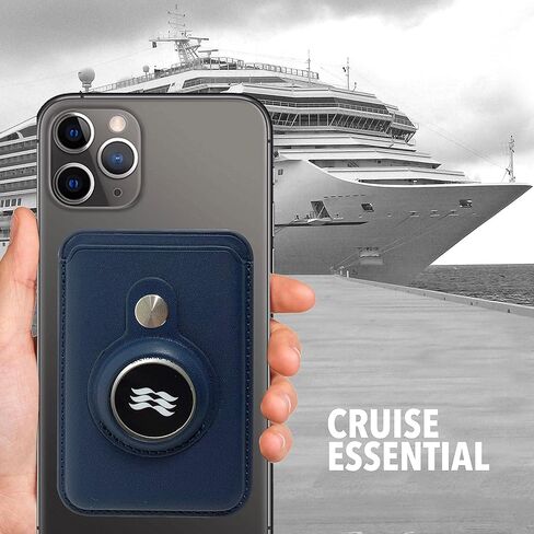 محفظة إكسسوارات Cruise On Princess Medallion (للنساء) من الجلد مع حامل ميدالية المحيط في 2023 و2024 و2025 in Kuwait