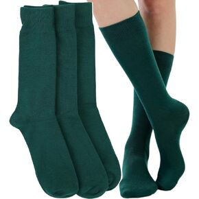 ToBeInStyle Unisex Colorful One Size Fits Most Dress Crew Socks
