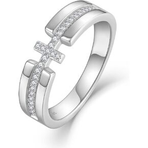 STARCHENIE Cross Ring 925 Sterling Silver Christian Religious Jewelry Gift for for Men Size 8-12 in Saudi Arabia