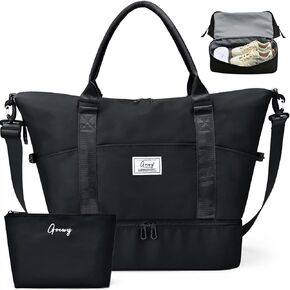GOEWY Travel Bag Weekender Bags for Women Overnight Duffel Bag with with Shoes Compartment and Wet Pocket