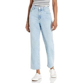 PAIGE womens Noella Straight Mid Rise Above the Ankle Length in Doretta Jeans in Kuwait