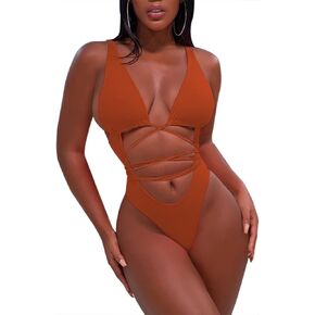 Sovoyontee Women's Sexy One Piece Swimsuits Bikini Bathing Suit in Saudi Arabia