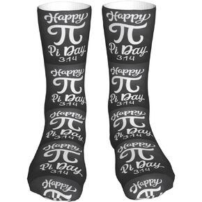 Rqzwdq Funny Pi Day Spiral Pi Math 3.14 Socks Winter Sock Unisex Sports Socks Casual Dress