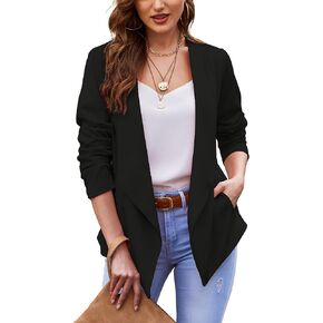 ACEVOG Blazer Jackets for Women Open Front Long Sleeve Casual Work Office Blazers Boyfriend Blazer with Pockets S-XXL in Kuwait