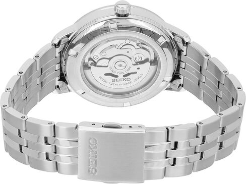 Seiko Men's Analog Automatic Watch with Stainless Steel Strap SRPH87K1, Blue in Saudi Arabia