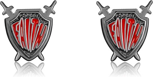 نجمة داود/Baphomet الخماسي/درع القرط 925 فضة قرط الاذن المرصع للرجال النساء فايكنغ/القوط مجوهرات هدايا للرجال in Kuwait