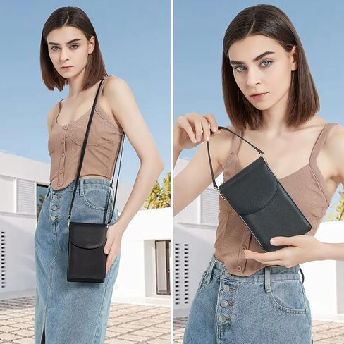 nuoku Small Crossbody Bags for Women, Mini Cell Phone Purse, Removable Rfid Blocking Card Holder in Saudi Arabia