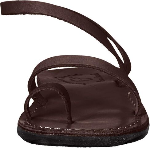 Ella - Leather Ankle Strap Flat Sandal - Womens Sandals in Saudi Arabia