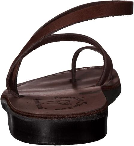 Ella - Leather Ankle Strap Flat Sandal - Womens Sandals in Saudi Arabia