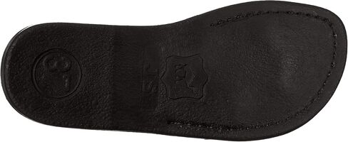 Ella - Leather Ankle Strap Flat Sandal - Womens Sandals in Saudi Arabia