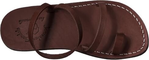 Ella - Leather Ankle Strap Flat Sandal - Womens Sandals in Saudi Arabia