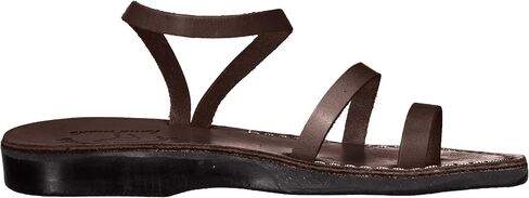 Ella - Leather Ankle Strap Flat Sandal - Womens Sandals in Saudi Arabia
