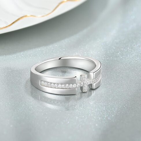 STARCHENIE Cross Ring 925 Sterling Silver Christian Religious Jewelry Gift for for Men Size 8-12 in Saudi Arabia