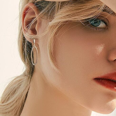 FIASASO 4 أزواج الذهب كليب على الأقراط للنساء تويست مكتنزة كليب على الأقراط غير ثقب الأقراط وهمية هوب كليب على الأقراط in Kuwait