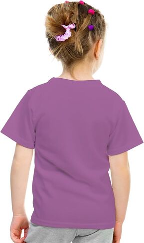 KYKU Toddler Girls Short Sleeve Graphic T-Shirt Kids Cute T Shirt Gifts in Saudi Arabia