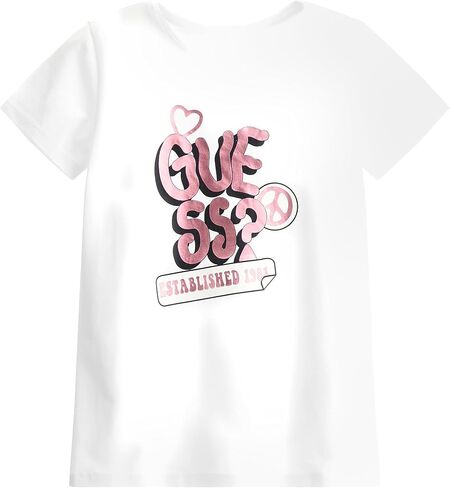 GUESS Girls' Short Sleeve T-Shirt in Saudi Arabia