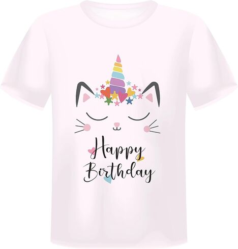 KYKU Toddler Girls Short Sleeve Graphic T-Shirt Kids Cute T Shirt Gifts in Saudi Arabia