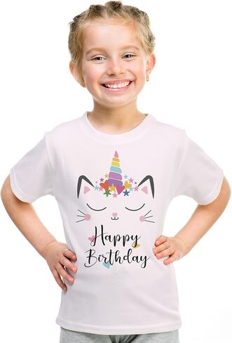 KYKU Toddler Girls Short Sleeve Graphic T-Shirt Kids Cute T Shirt Gifts in Saudi Arabia
