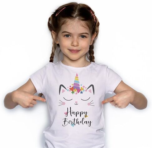 KYKU Toddler Girls Short Sleeve Graphic T-Shirt Kids Cute T Shirt Gifts in Saudi Arabia