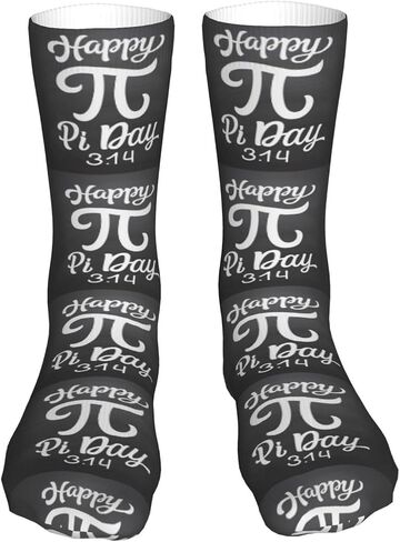 Rqzwdq Funny Pi Day Spiral Pi Math 3.14 Socks Winter Sock Unisex Sports Socks Casual Dress in Saudi Arabia