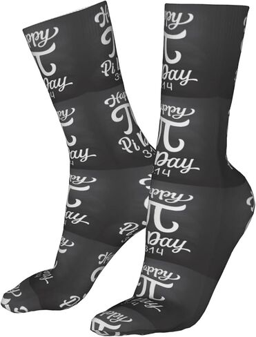 Rqzwdq Funny Pi Day Spiral Pi Math 3.14 Socks Winter Sock Unisex Sports Socks Casual Dress in Saudi Arabia