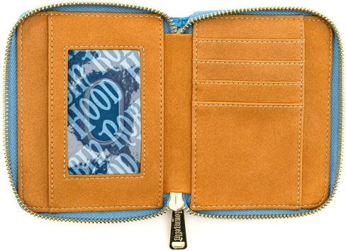 Loungefly x Disney Robin Hood Archery Tournament Zip-Around Wallet (Blue/Tan Multi, One Size) in Saudi Arabia